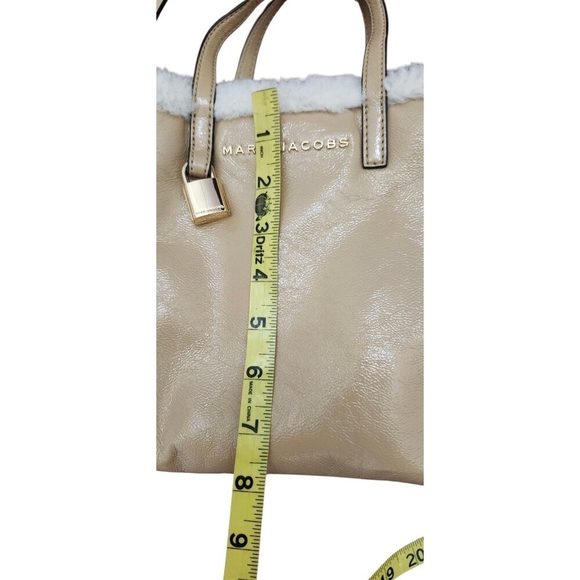 Marc Jacobs Mini Grind Faux Fur Trim Top Handle Bag MSRP$425 - Picture 15 of 16